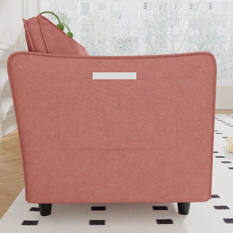 Grand 6-Seater U-Shaped Sofa with Movable Ottoman and Storage Pockets