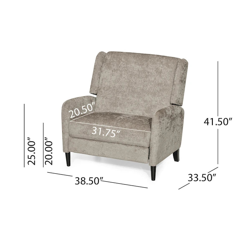 Oversized Pushback Recliner Chair