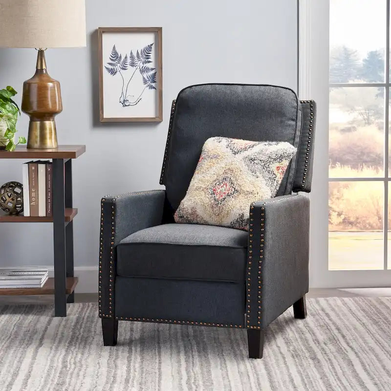 Traditional Fabric Pushback Recliner