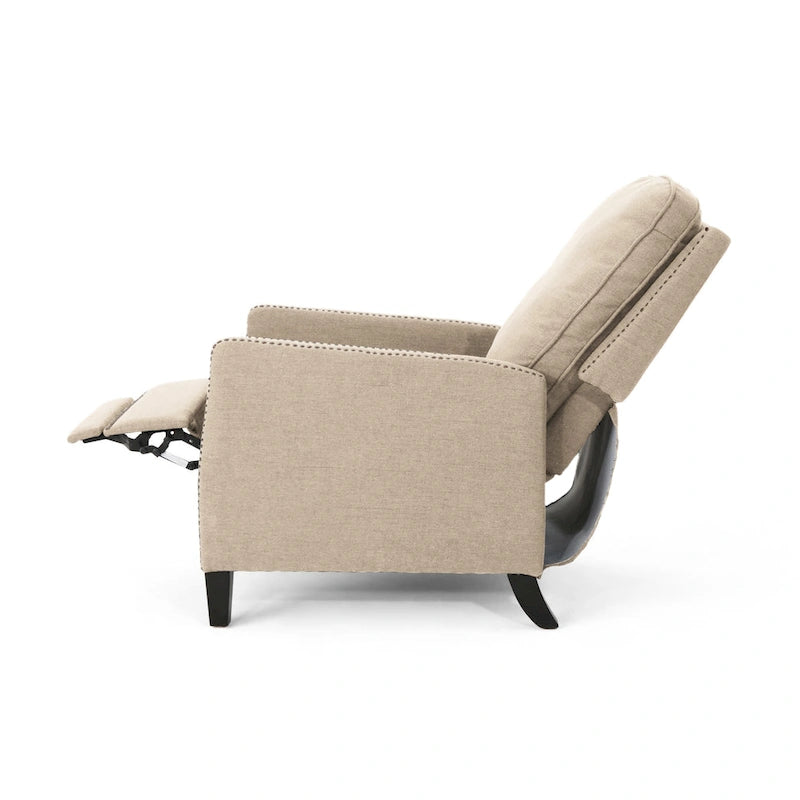 Traditional Fabric Pushback Recliner
