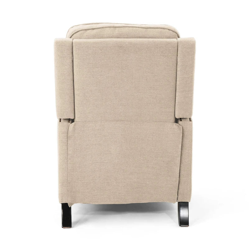 Traditional Fabric Pushback Recliner