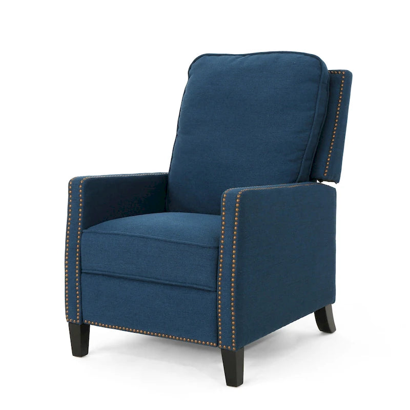 Traditional Fabric Pushback Recliner
