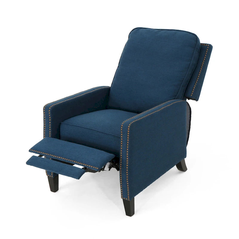 Traditional Fabric Pushback Recliner