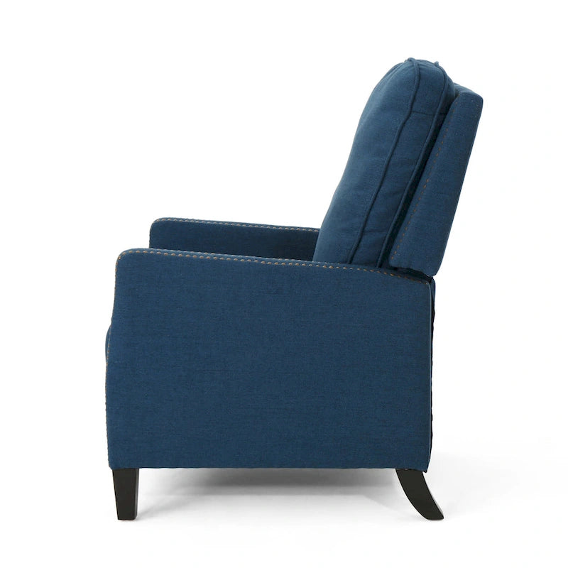 Traditional Fabric Pushback Recliner