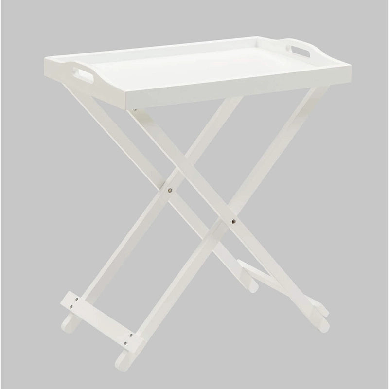 Folding Tray Table - Contemporary Style, Fully Assembled