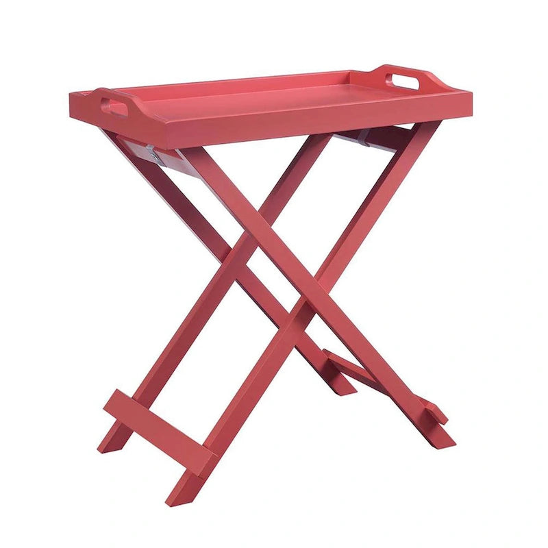 Folding Tray Table - Contemporary Style, Fully Assembled