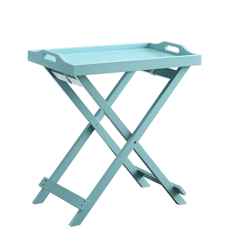 Folding Tray Table - Contemporary Style, Fully Assembled