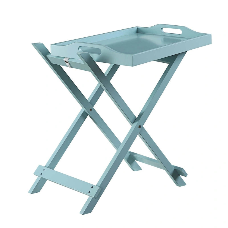 Folding Tray Table - Contemporary Style, Fully Assembled