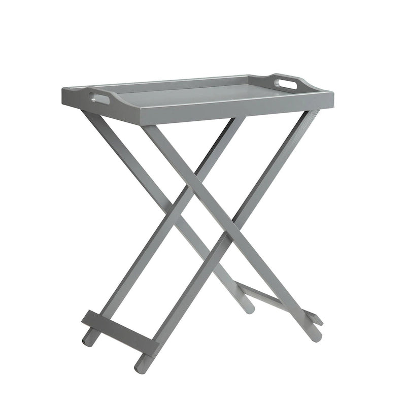 Folding Tray Table - Contemporary Style, Fully Assembled