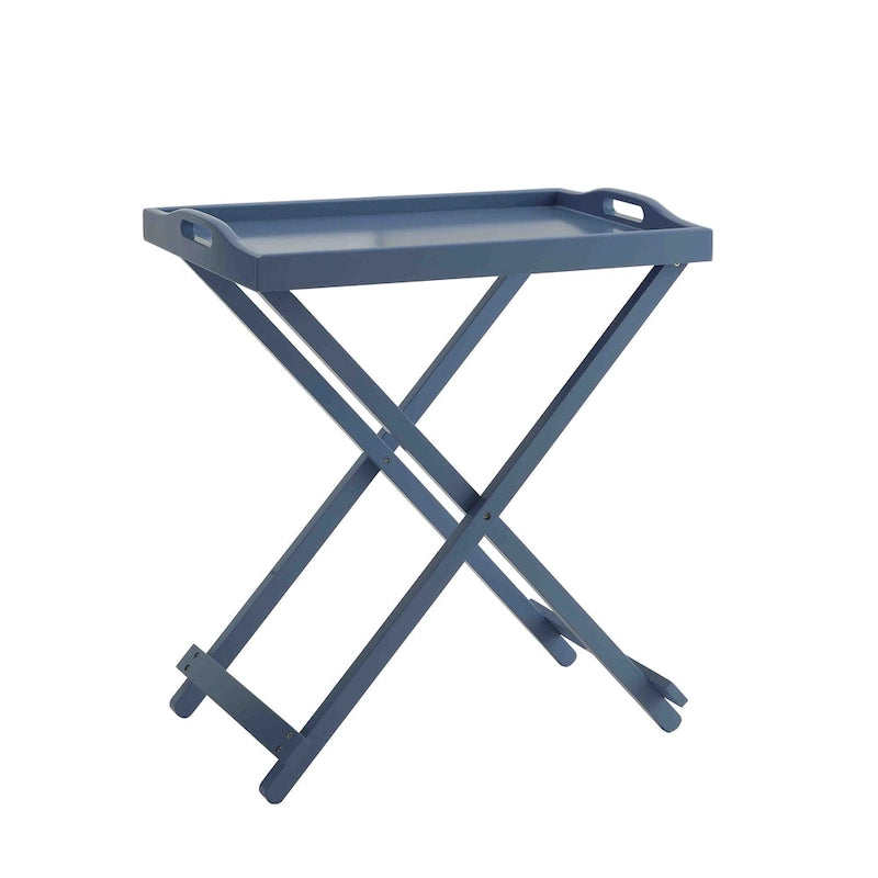 Folding Tray Table - Contemporary Style, Fully Assembled