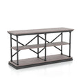 Transitional 59-inch 2-Shelf Console Table