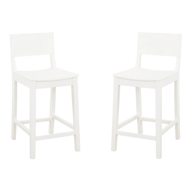Wood 24-Inch Armless Counter Stool (Set of 2)