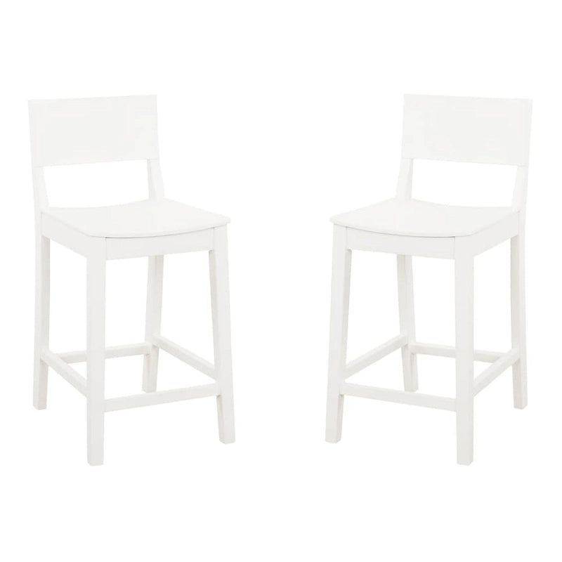 Wood 24-Inch Armless Counter Stool (Set of 2)