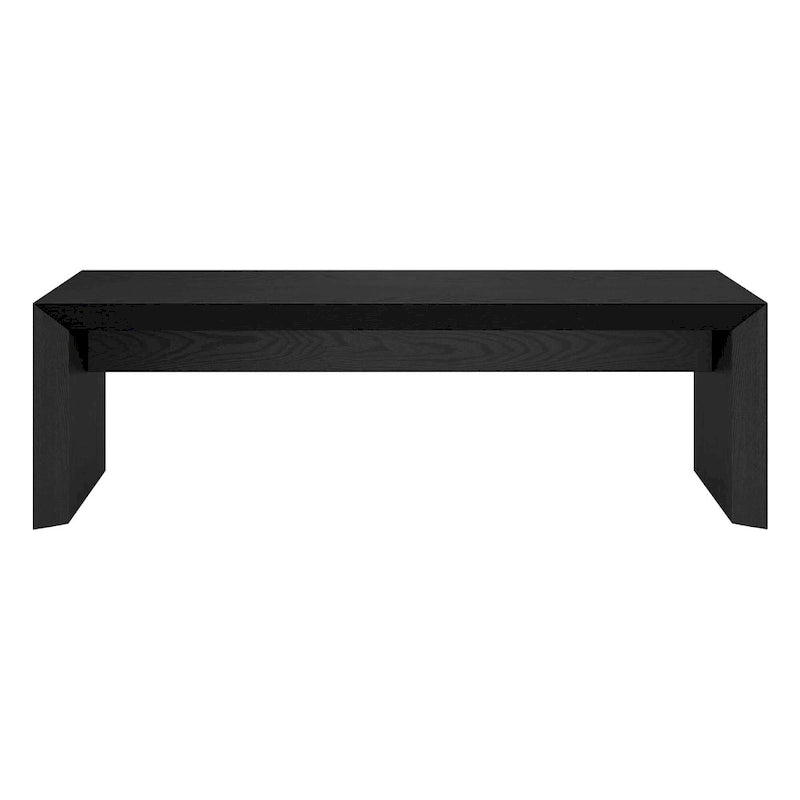 48 Wide Rectangular Coffee Table - Wood-Look Finish