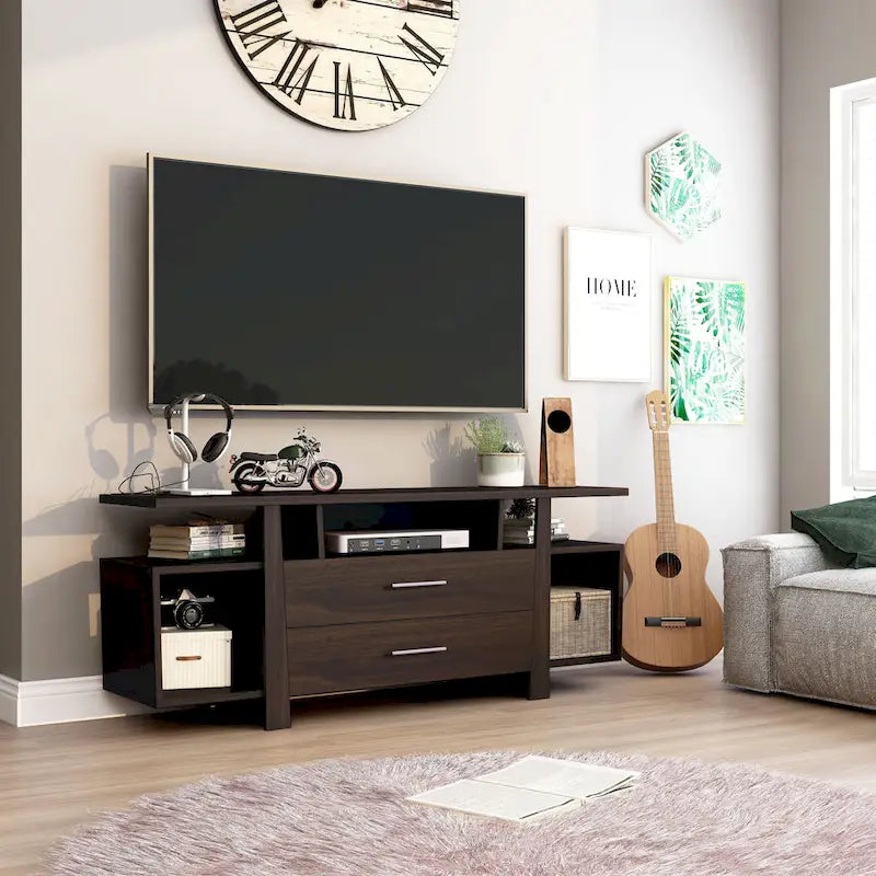 60-inch Multi-functional Storage TV Console