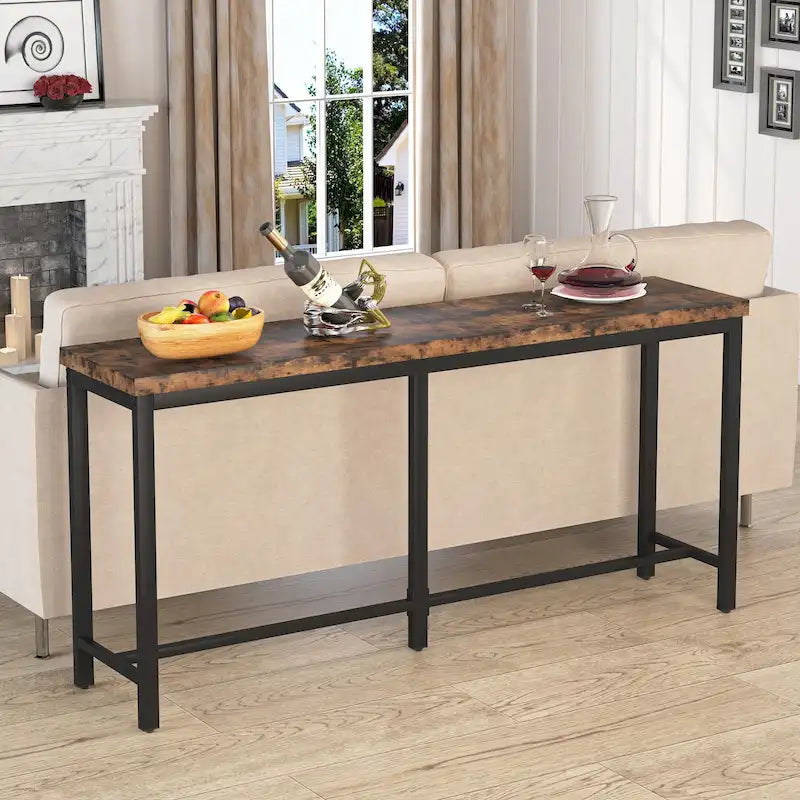 70.9" Extra Long Console Table - Sofa, Entryway, or Bar Table