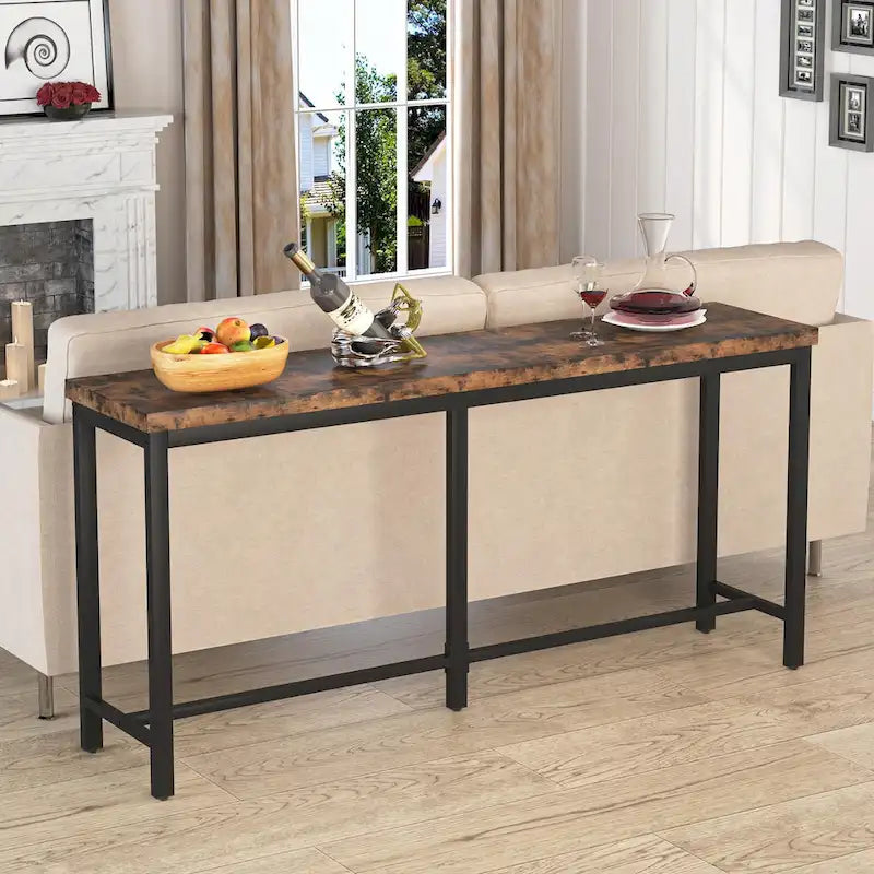 70.9" Extra Long Console Table - Sofa, Entryway, or Bar Table