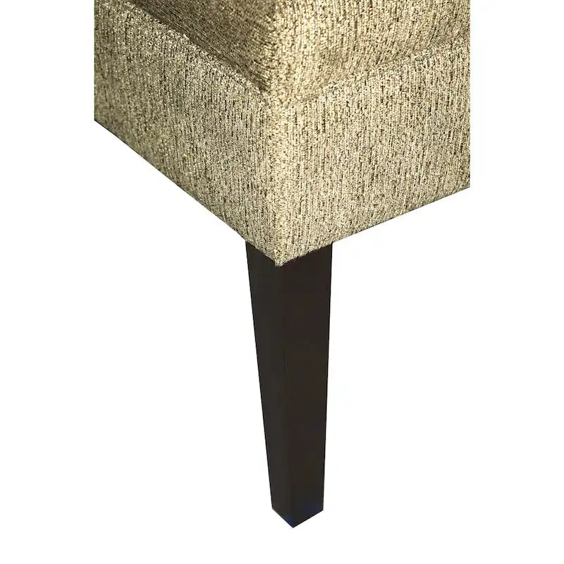 Button Tufted Upholstered Long Bench - 55" - Grey, Gold, or Teal