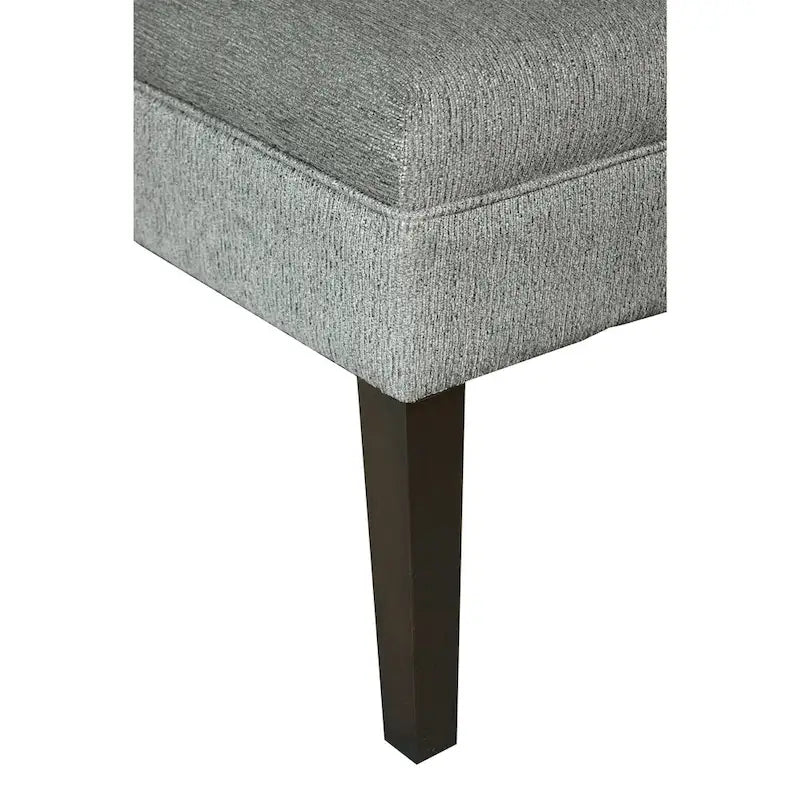 Button Tufted Upholstered Long Bench - 55" - Grey, Gold, or Teal