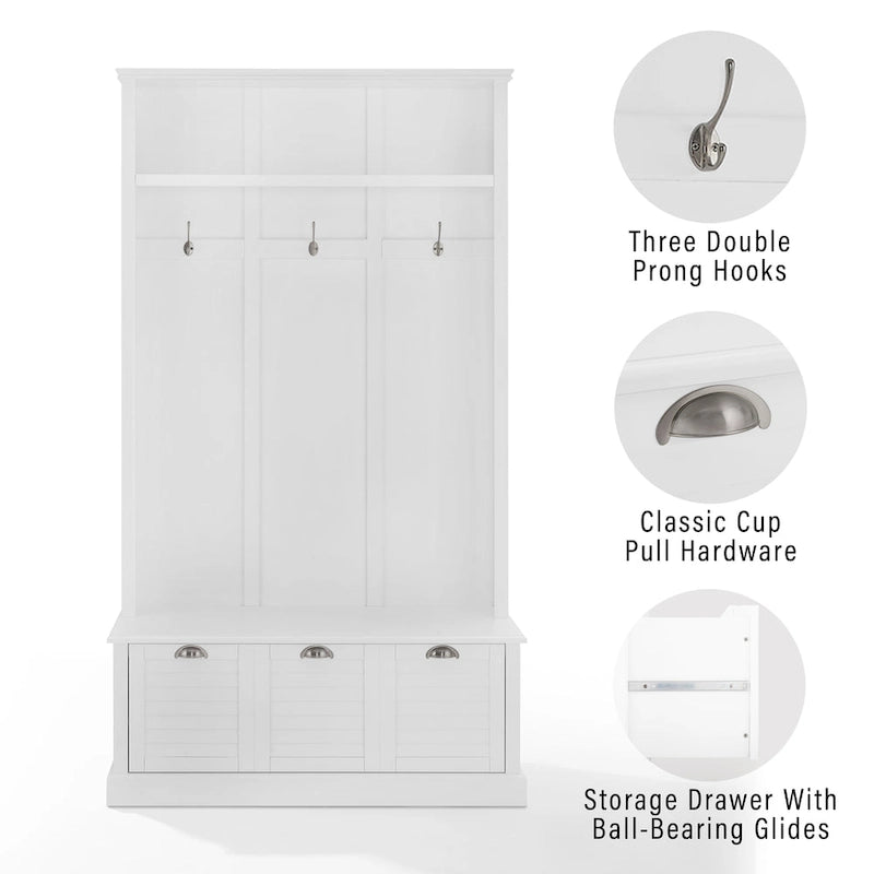 Hall Tree - 42.5W x 18D x 74.13H