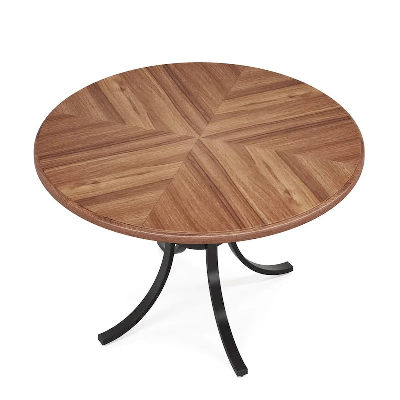 47" Round Dining Table with Trestle Legs - Seats 4-6