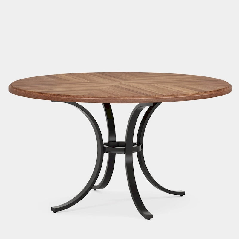 47" Round Dining Table with Trestle Legs - Seats 4-6