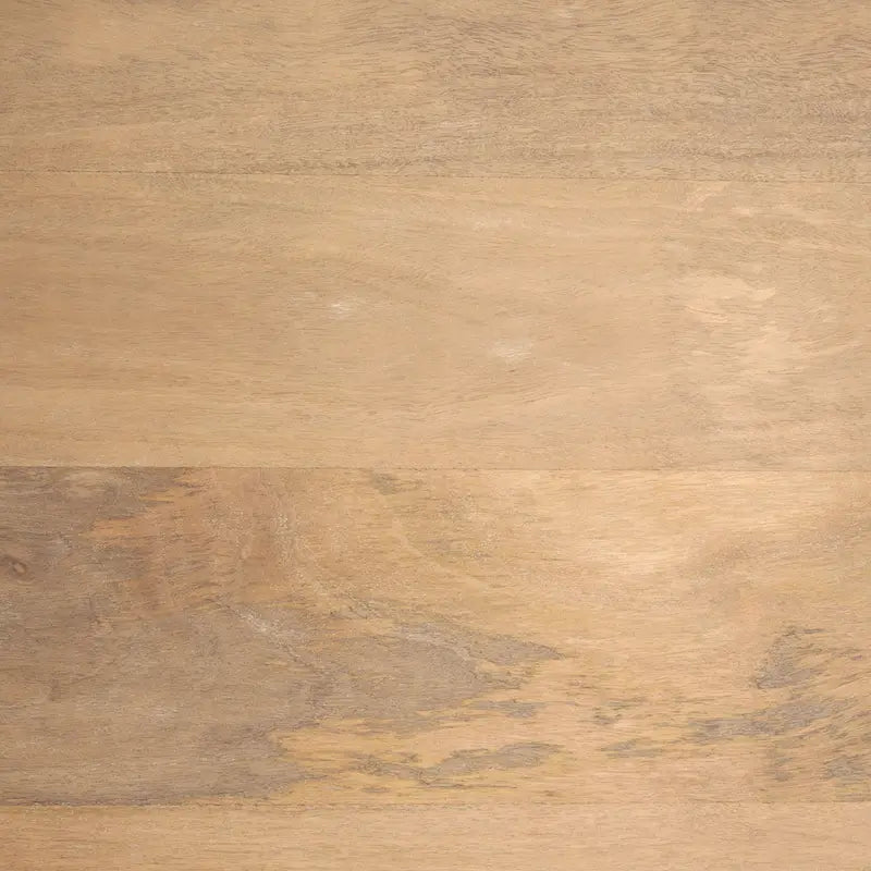 June Light Brown Solid Wood Fluted Square Coffee Table