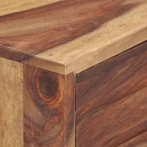 Meuble TV en bois de Sesham massif 55,1x11x18,5