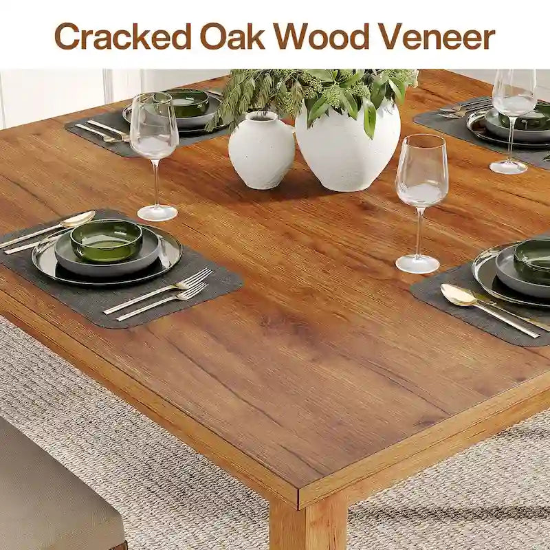 39.4 Inches Square 2-4 People Dining Table with Solid Wood Legs for Living Room Dining Room