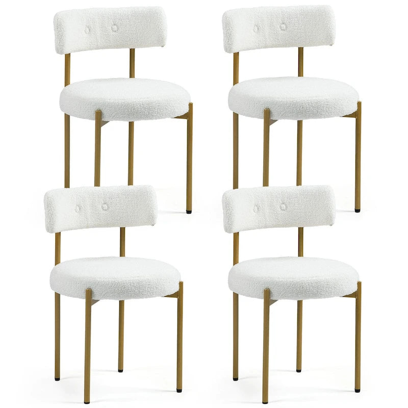 Dining Chairs Mid-Century Modern Kitchen Chairs Set of 4