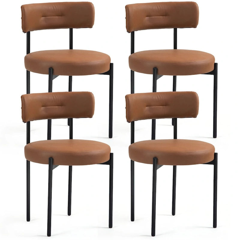 Dining Chairs Mid-Century Modern Kitchen Chairs Set of 4
