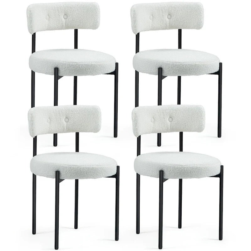 Dining Chairs Mid-Century Modern Kitchen Chairs Set of 4
