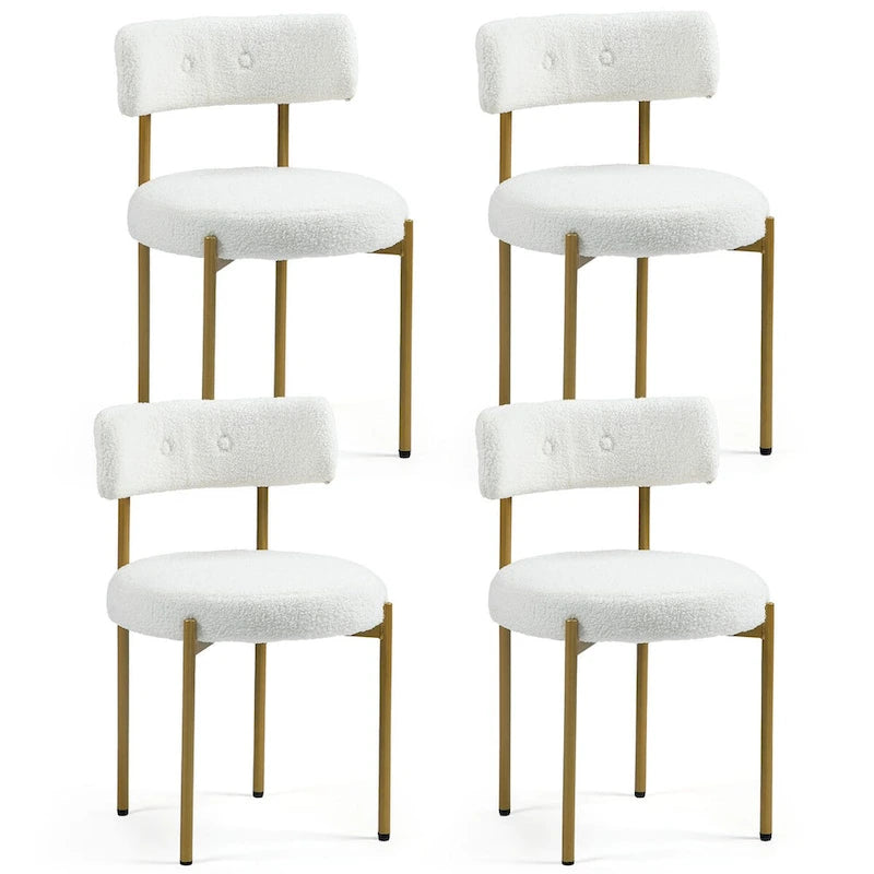 Dining Chairs Mid-Century Modern Kitchen Chairs Set of 4