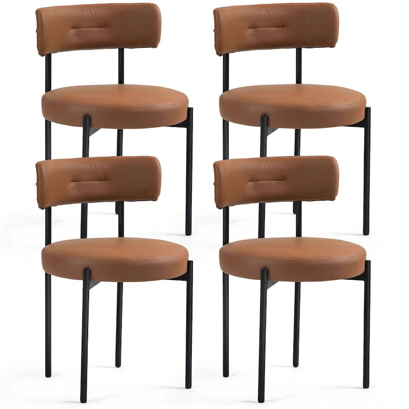 Dining Chairs Mid-Century Modern Kitchen Chairs Set of 4