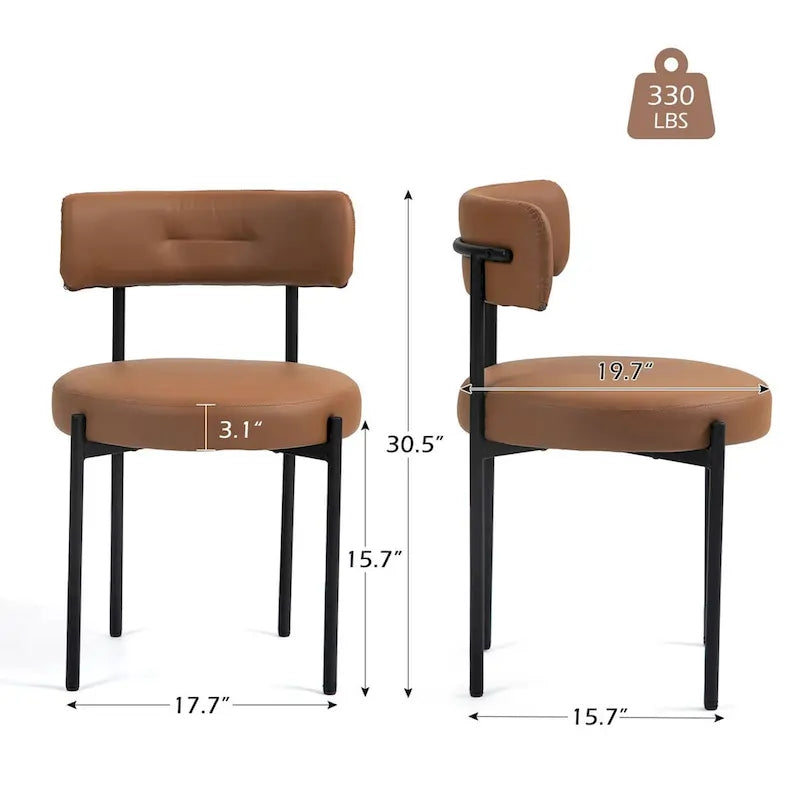 Dining Chairs Mid-Century Modern Kitchen Chairs Set of 4
