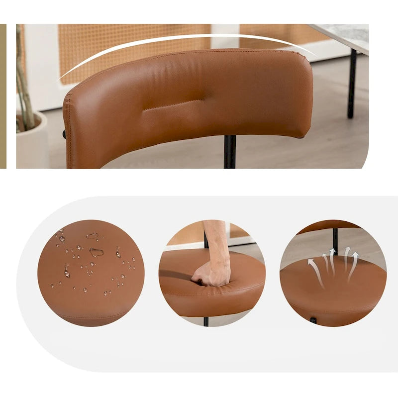 Dining Chairs Mid-Century Modern Kitchen Chairs Set of 4