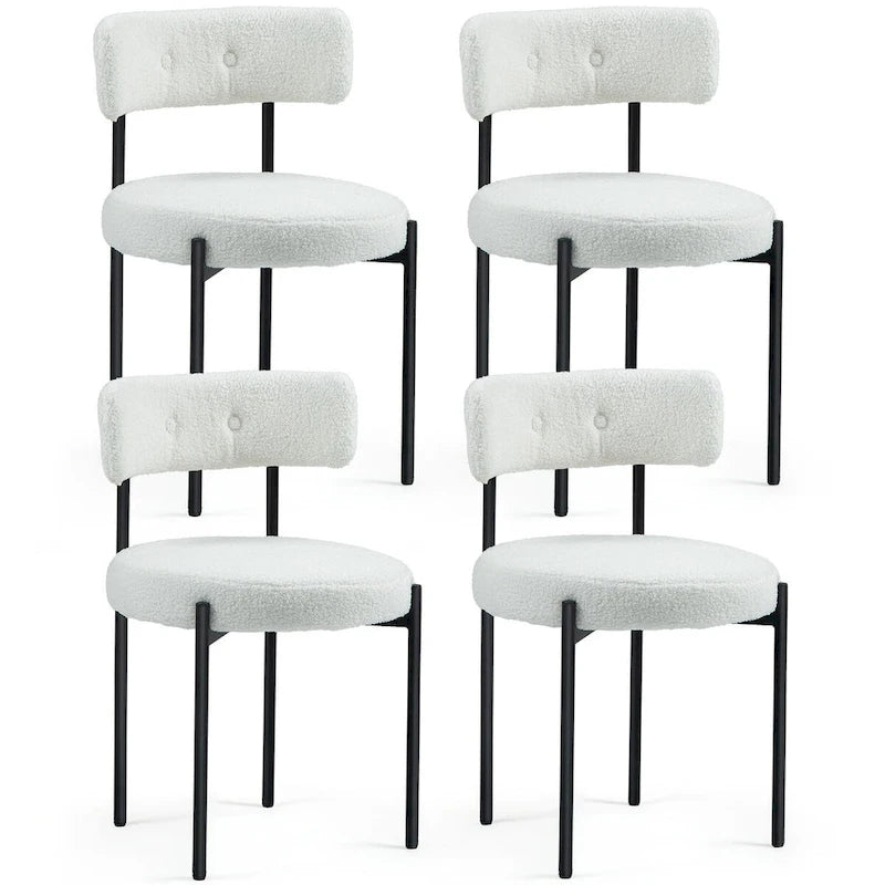 Dining Chairs Mid-Century Modern Kitchen Chairs Set of 4