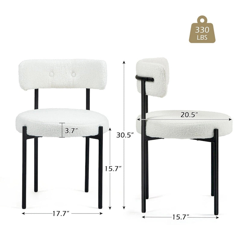 Dining Chairs Mid-Century Modern Kitchen Chairs Set of 4